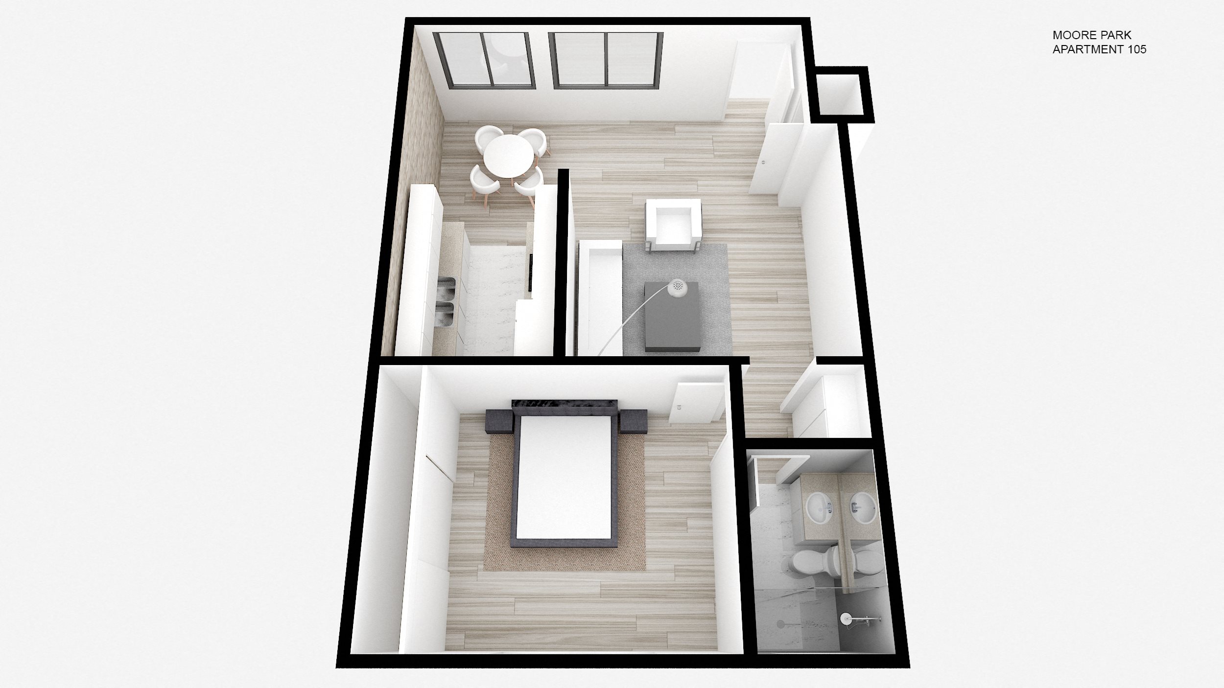One Bed + One Bath